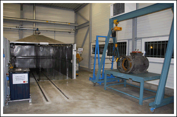 cabine de lavage